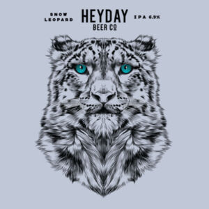 Snow Leopard Front - AS Colour Mens Staple T shirt Design