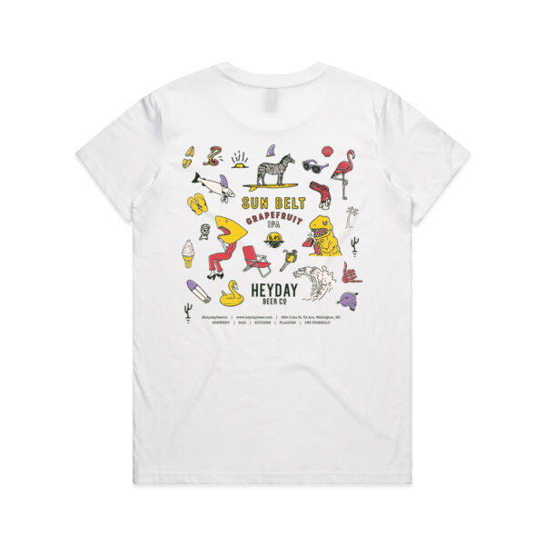 Sun Belt Grapefruit IPA Tee - Womens Maple Tee Thumbnail