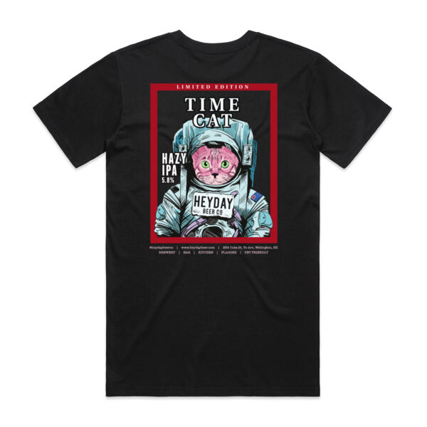 Time Cat Tee - Mens Staple T shirt Thumbnail