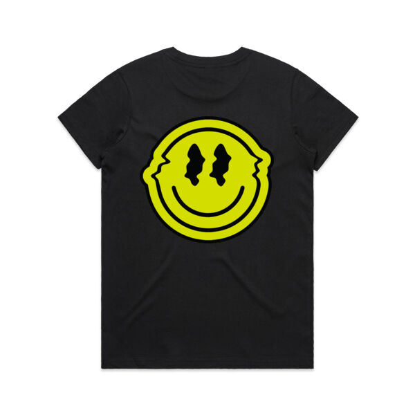 Disco Smile Double Sided - Womens Maple Tee Thumbnail